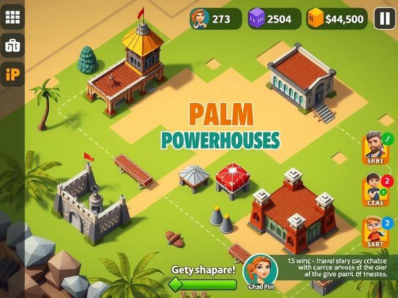Palm Powerhouses gameplay screenshot showing strategic elements